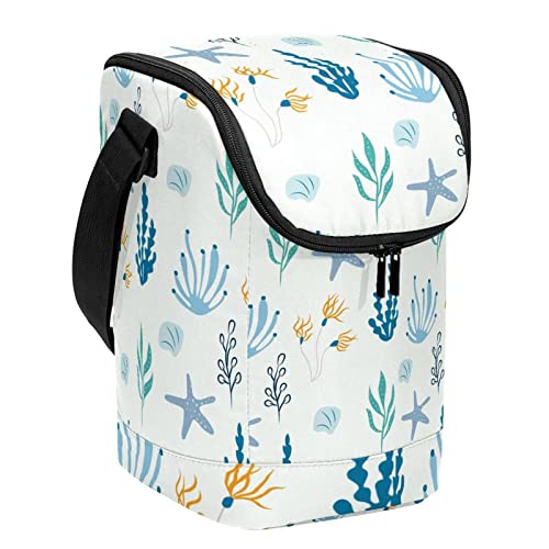 Bolsas bento para la escuela con estampado de coral y animales de mar 2