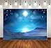 LYCGS 7X5ft Nativity Christmas Star Night Star of Bethlehem Over Desert Birth of Jesus Background Merry Christmas Jesus Backdrop Xmas Winter Backdrop X-309