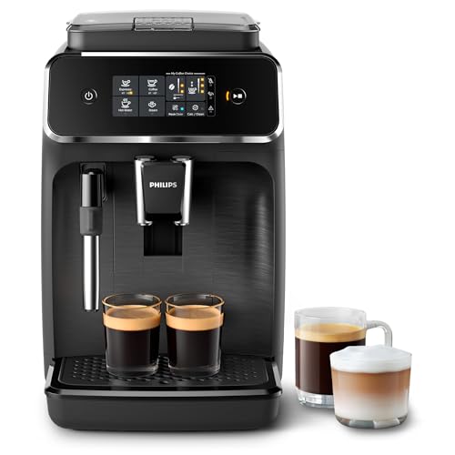 Philips 2200 Series Bean to Cup Coffee Machine - 2 Coffee Varieties, Classic Milk Frother &...