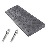 Multiusos: las rampas portátiles dan acceso a vehículos de automóviles, remolques, sillas de ruedas, andadores, elevadores, carritos, motocicletas, bicicletas, scooters y camiones de mano sobre bordillos o aceras elevadas.