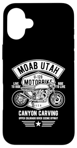 Moab Utah U-128 ���g�����[�^�[�T�C�N���L���j�I���J�[�r���O�f�U�C�� �X�}�z�P�[�X iPhone 16 Plus �p