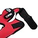 Vaveren Double Finger Gloves for Fishing 2 Casting Fingers Anti Scratch Fishermen Anti Adjustable Band Finger Protector Nonslip, Red