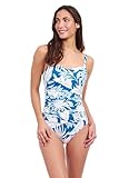 Profile by Gottex Malaya One Piece Swimsuit Traje de baño de una Sola Pieza, Azul Azul/Blanco, (46) D para Mujer