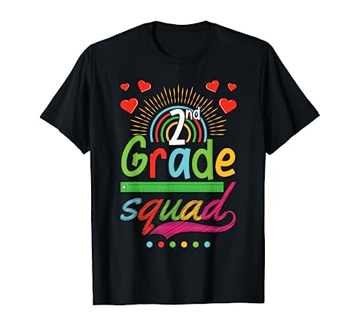 2e année Squad Teacher Student Back to School Deuxième année T-Shirt