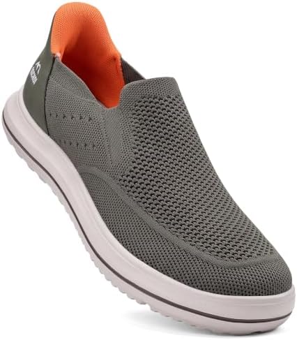 ODCKOI Slip On Sneaker Herren Slipper Ohne Schnürsenkel | Leichte, atmungsaktive Herren Schuhe zum Reinschlüpfen mit flexibler Sohle für Pendeln, Reise und tägliche Wege.