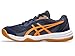 ASICS Kid's Upcourt 5 Grade School Court Shoes, 1, Peacoat/Shocking Orange