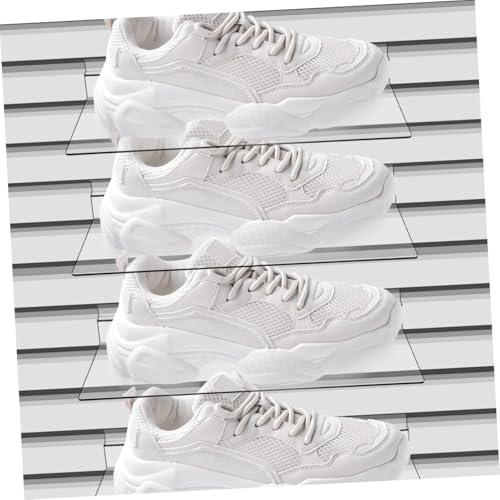 Support mural solide et facile à nettoyer pour étagères murales transparentes de sneakers