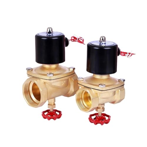 Électrovanne de sécurité en laiton DN25 24V vanne d'eau NF manuelle - 4