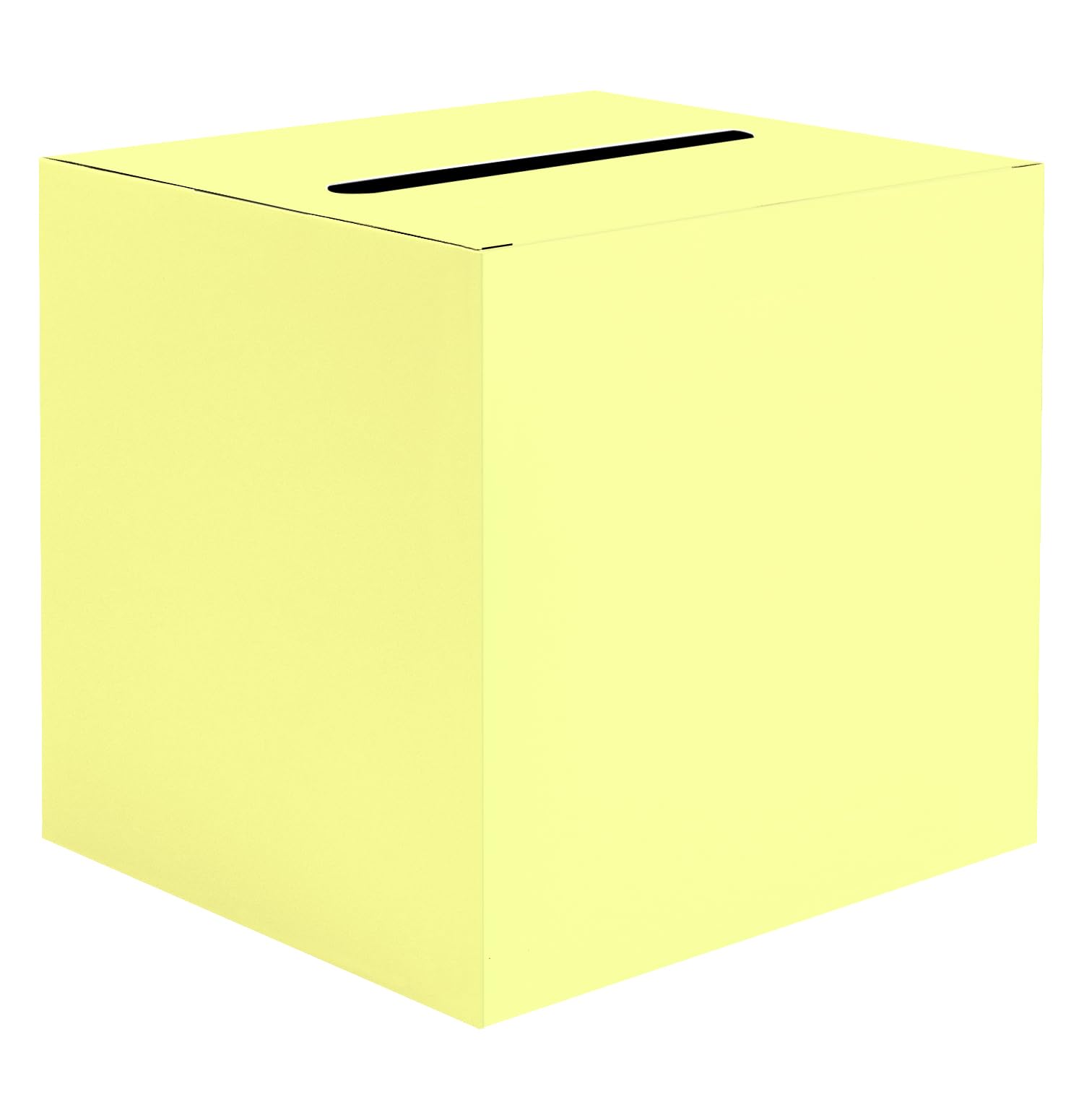 SietDESEO Yellow Card Box with Slot Money Gift Card Box Holder for Party Wedding Reception Birthday Graduation Bridal Shower Baby Shower Diaper Raffle Box