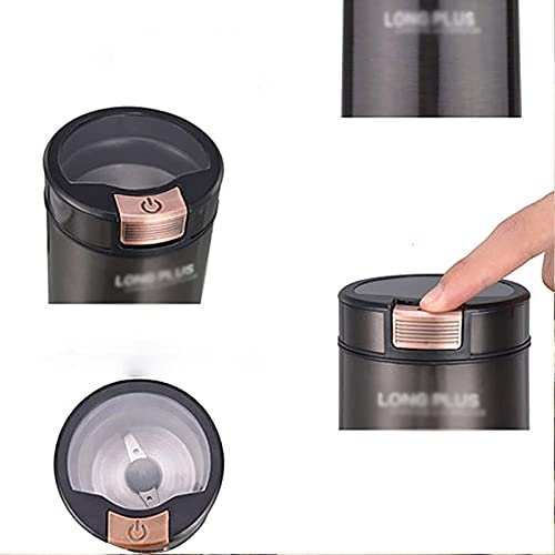 WGLL Molinillo de café eléctrico Molino de Grano Portátil Automático Grano de café Grano de Acero Inoxidable Hoja para… - Imagen 5