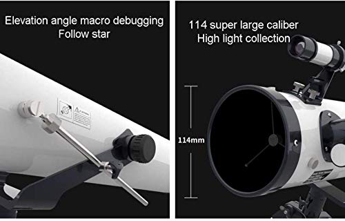 Telescopio refractor para astronomía con trípode ajustable miniatura 3