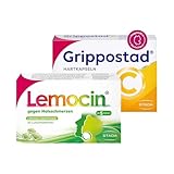 Bundle aus Lemocin gegen Halsschmerzen x 20 Lutschtabletten + Grippostad C x 24 Hartkapseln