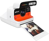 Vista 4 de Cámara instantánea Polaroid Flip con enfoque automático por sonar y diseño retro (Blanco)