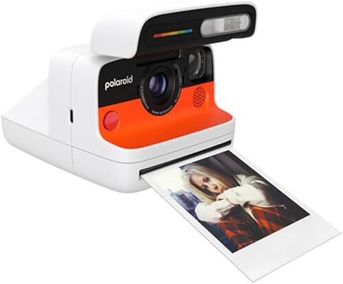 Miniatura 4 de Polaroid Cámara instantánea Flip con enfoque automático de sonar y diseño retro (blanco)