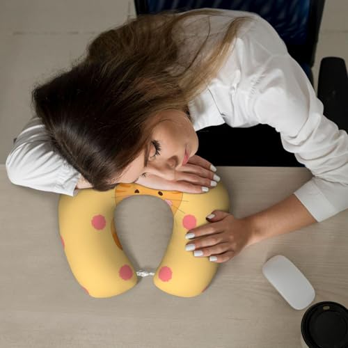 Almohada de viaje espuma memoria tamaño cómodo U miniatura 6