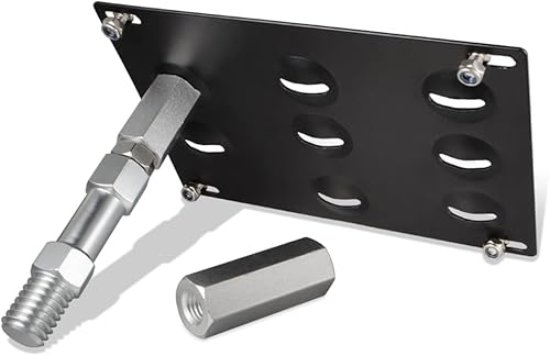 Miniatura 4 de Teng Soporte de placa de matrícula con gancho delantero para BMW 2 3 4 5 Series X1 X3 X4 Z4 i3 F22 F30 F31 F32 F33 F36 F10 F11 F07 G30 G31 E84 F25