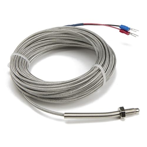 Termopar tipo K M6 con cable blindado de 10 m y sensor FTARB02 para control térmico 2