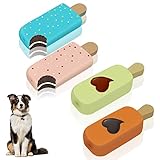 4 Stück Hundespielzeug quitsche Spielzeug Hund Interaktives Latex Hunde Spielzeug für kleine Hunde lustige Hund Kau Spielzeug für Klein Hunde Interaktives Spielen Sortiert Farbe