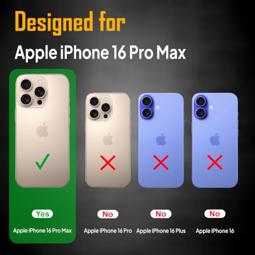 Image of ZAP CASE Matte Kickstand Case for iPhone 16 Pro Max | Magsafe Compatible | Premium Polycarbonate Back + Flexible TPU Bumper | Foldable Stand | Military-Grade Drop Protection | Anti-Fingerprint | White