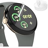 【6枚セット】Google Pixel Watch 4/3(45mm)用 液晶保護フィルム 傷つけ防止 自己修復 フレキシブルTPU HDクリア 高感度タッチ 指紋防止 気泡レス (45mm)