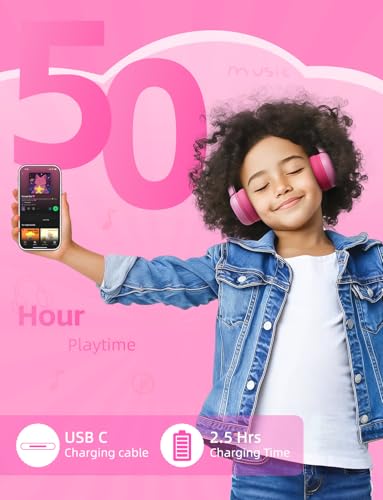 Gorsun E69 Wireless Kids Headphones – 85 dB Volume-Limited, 50-Hour Battery — view 6
