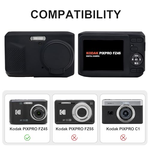 Set funda protectora y estuche para Kodak PIXPRO FZ45 miniatura 3