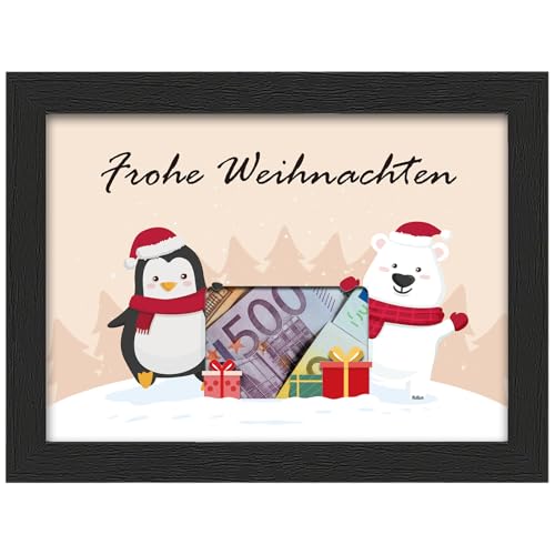 Weihnachten Geldgeschenk, Geldgeschenke Verpackung Weihnachten, Schwarz...