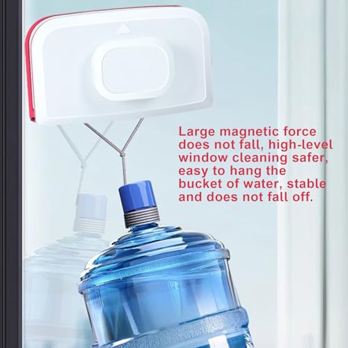 Lave-vitre magnétique rectangulaire avec brosse de lavage double face - 8