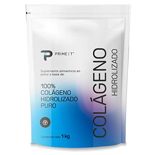 Colágeno Hidrolizado puro en polvo de alta calidad 1 kilo 100 porciones peptiplus Primetech Nutrition