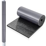 Pangda Basketball Basement Pole Pad 98.5 x 20 Inches Weatherproof Padding Wrap Self Adhesive Protective Mat for Playground Garage Round & Square Poles, Easy Installation Impact Resistant(Grey)