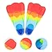 BESPORTBLE Kids Snorkeling Dive Fins Lightweight Flexible Comfortable Design for Training Swimming