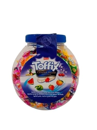 Elvan TOFFIX Bonbon Dose Fruchtsaftbonbon 500g Shipsy Box