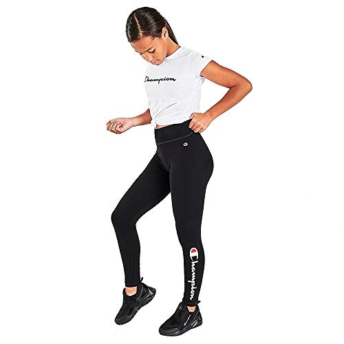 Legging de running enfant noir stretch Champion confortable