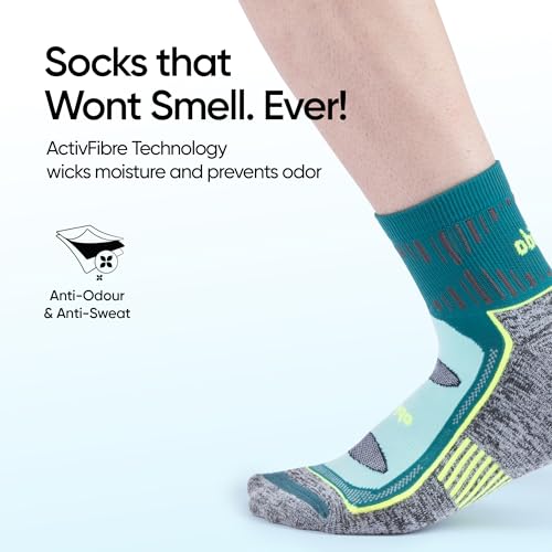Frido Active Socks for Men & Women | Cotton Nylon Grip | Anti-Sweat, Odor-Free | Ideal for Walking, Running, Training, Gym & Sports,