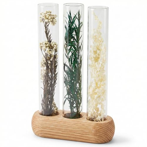 3 Pcs Dried Plant Decor, Refillable & Interchangeable Boho Shelf