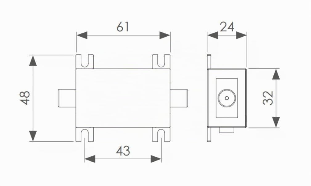 Arnocanali SN1415TS Datapro Scaricatore Tv o Sat, Classe di Riferimento T1 + T2 per Linee Tv o Sat