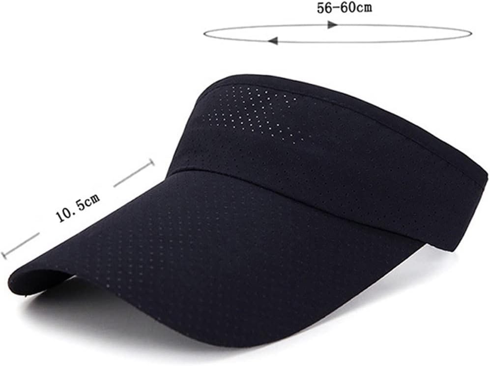 Breathable Air Sun Adjustable Visor UV Protection Top Empty Solid Sports Tennis Golf Running Sunscreen Cap