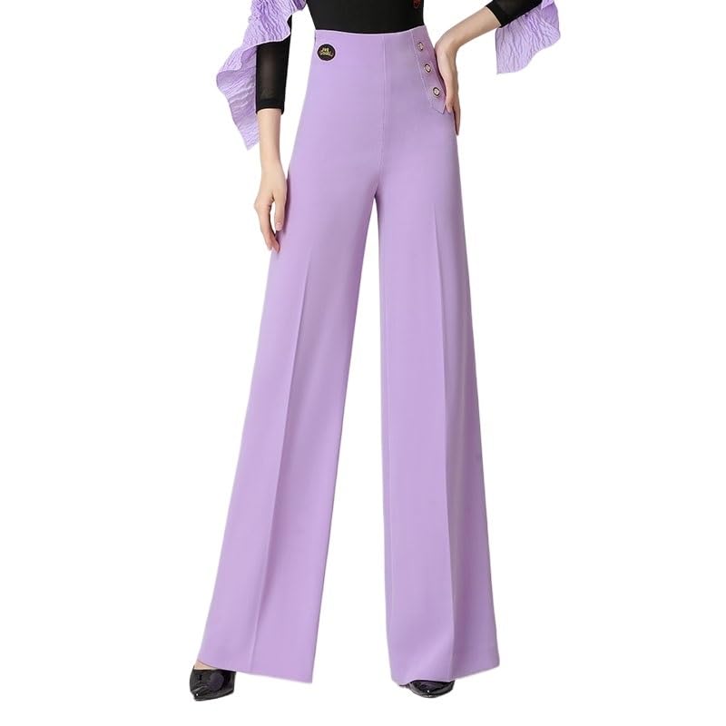 Costume cha latine et pantalon jambe droite de danse pour femme en studio