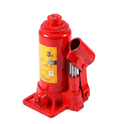 Preisvergleich Produktbild Cocoarm Hydraulikheber Wagenheber Hydraulisch Wagenheber Stempelwagenheber Hydraulischer Flasche Flaschenwagenheber Stempel Heber Stempelheber Heber Hubkraft (3T)