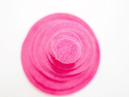 Image of Playfully Ever After Neon Pink Craft Felt Circles (Mixed Size Pack - 56pc)
