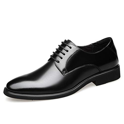 Zapatos de vestir con suela no deslizamiento y cuero resistente para caballero