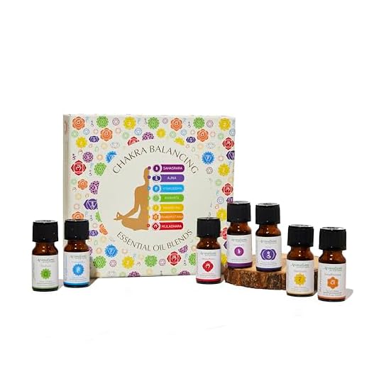 7 Chakra Essential Oil Blend for Diffuser Gift Set by Aromafume | 7 x 10ml | 1 x Sahasrara, Ajna, Vishuddha, Anahata, Manipura, Swadhisthana, Muladhara | Yoga, Meditation, Chakra Alignment