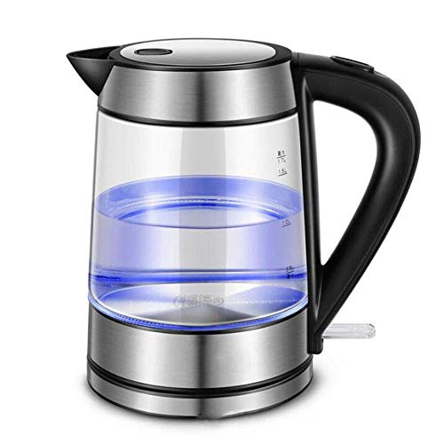 Bouilloire électrique en verre qui s'arrête seule pour éviter les oublis