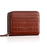 DOPPELTER REISSVERSCHLUSS – Die kleine Damenhandtasche verfügt über doppelte Reißverschlüsse, um zwei Fächer zu trennen und so maximalen Platz zu schaffen, damit Ihre Sachen an Ort und Stelle bleiben und Ihre Tasche in Ordnung bleibt. Maße: 9,1 x 11,5 x 4,5 cm, Gewicht 130 g.