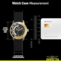 Invicta Specialty Men 45mm Stainless Steel Gold + Steel Black+White dial PC21J Quartz — image 7
