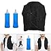 Menolana Running Vest Backpack with 2pcs 500ml Soft Flasks Running Gear, M