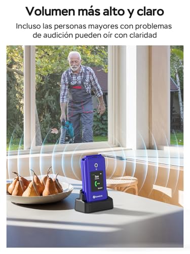 Teléfono Móvil para Mayores SweetLink F4 Plus 4G Azul - Imagen 7