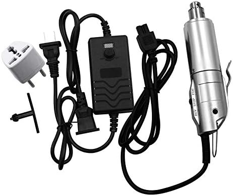 Mini Electric Drill Adjustable Speed DIY Engraving Grinder Chuck 0.3-4mm,Power Tools Hobby Drill Electronic Grinder for Carving, Cutting, Polishing, Woodworking Art Work