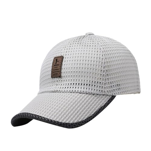 Baseball Caps - Sports Cap | Summer Cap | Sombreros De Béisbol De Verano | Gorra De Béisbol De Malla Completa Súper Transpirable Para Camping, Caminar, Montar, Escalar, Senderismo, beige