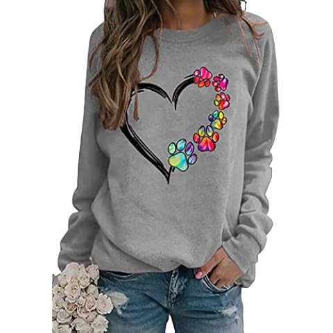 TYQQU Jersey Cálido De Manga Larga con Cuello Redondo Cover